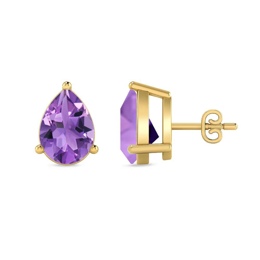 Yellow Gold - Amethyst