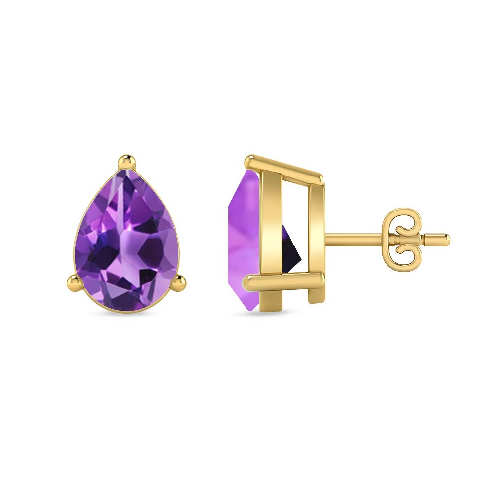 Yellow Gold - Amethyst