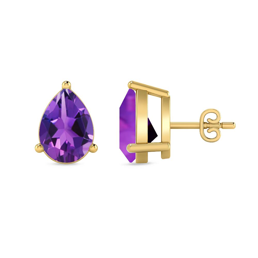 Yellow Gold - Amethyst