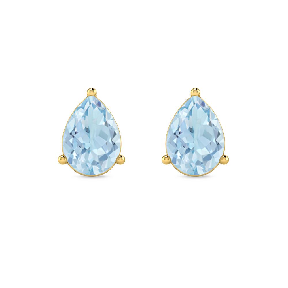 Yellow Gold - Aquamarine