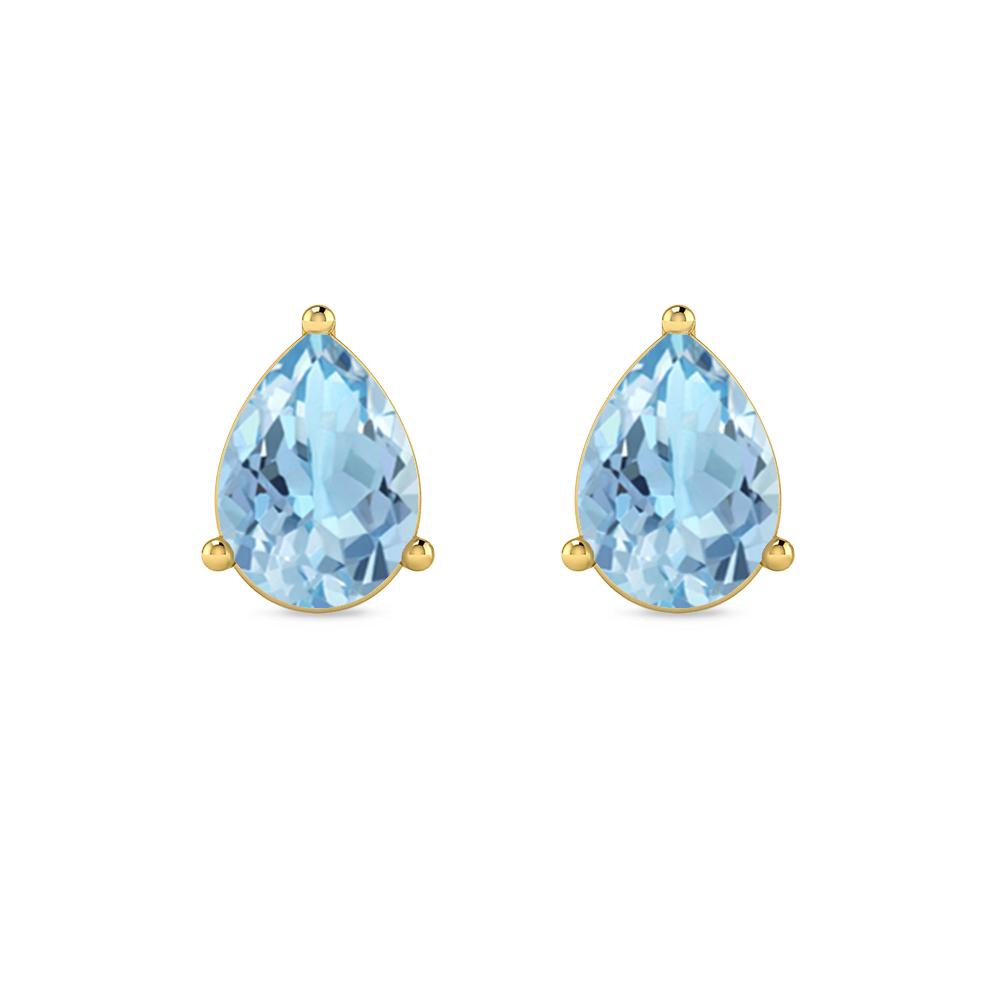 Yellow Gold - Aquamarine