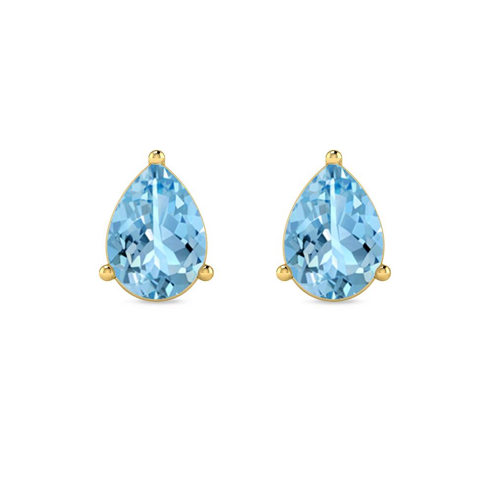 Yellow Gold - Aquamarine