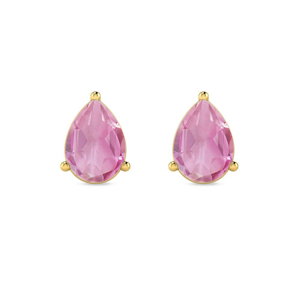 Yellow Gold - Pink Tourmaline