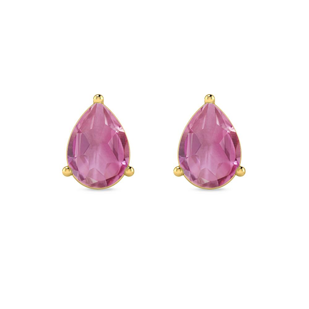 Yellow Gold - Pink Tourmaline