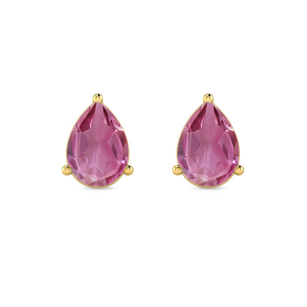 Yellow Gold - Pink Tourmaline