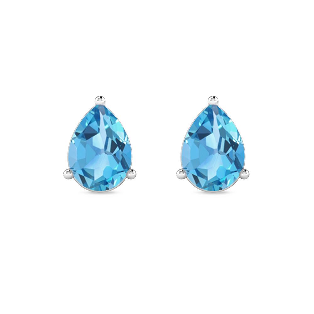 White Gold - Blue Topaz