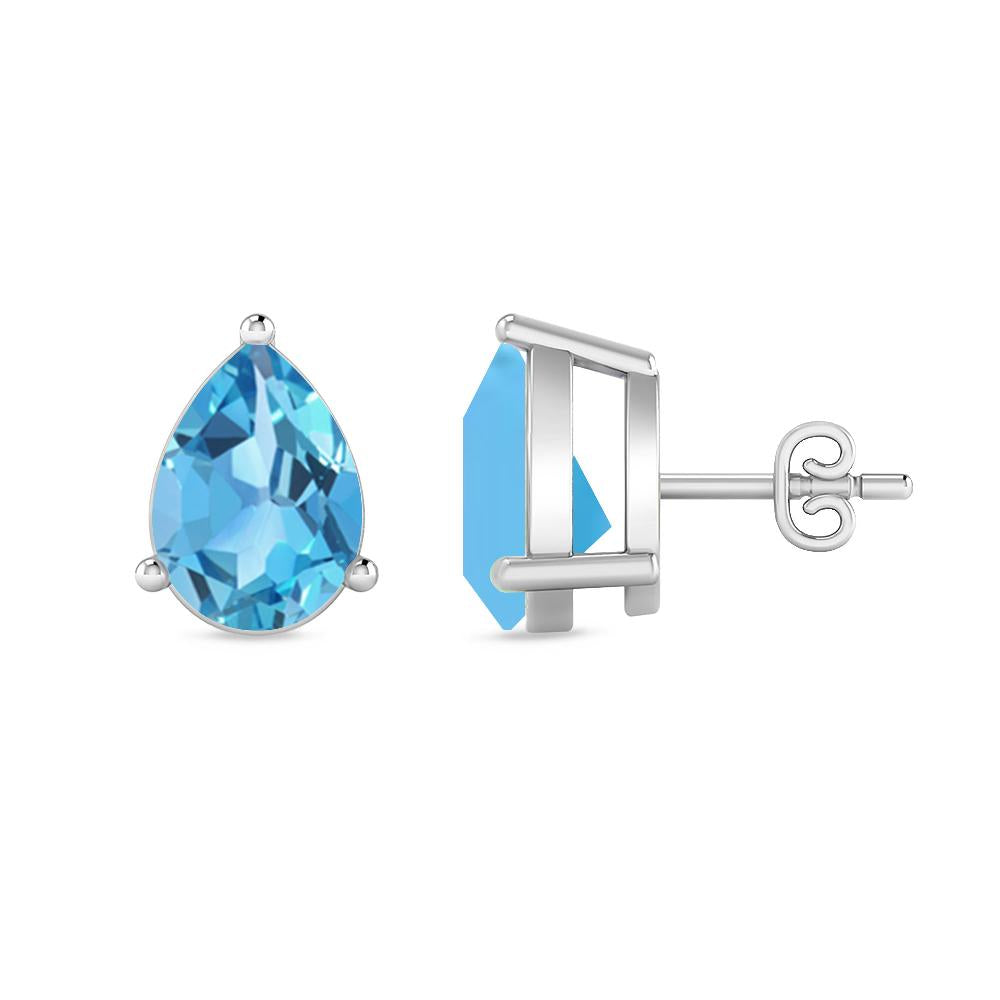 White Gold - Blue Topaz