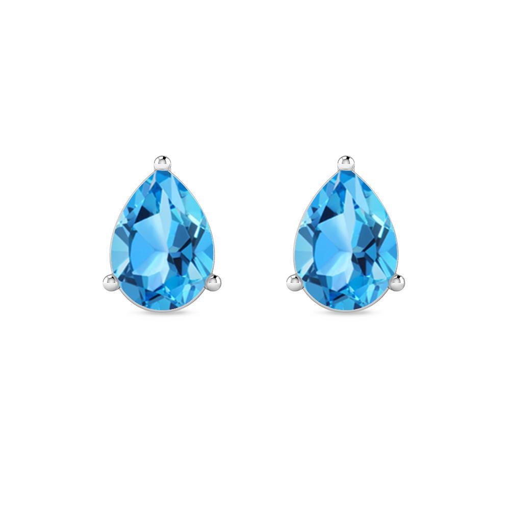 White Gold - Blue Topaz