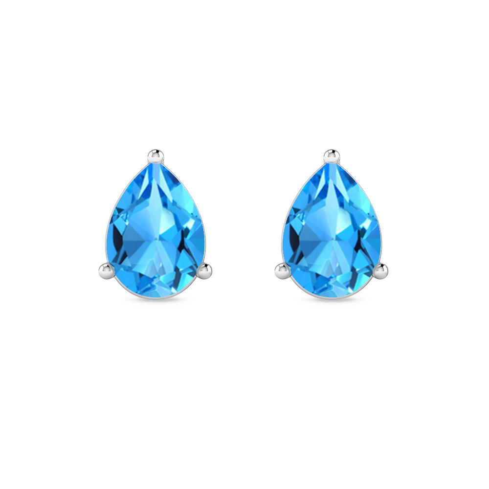 White Gold - Blue Topaz