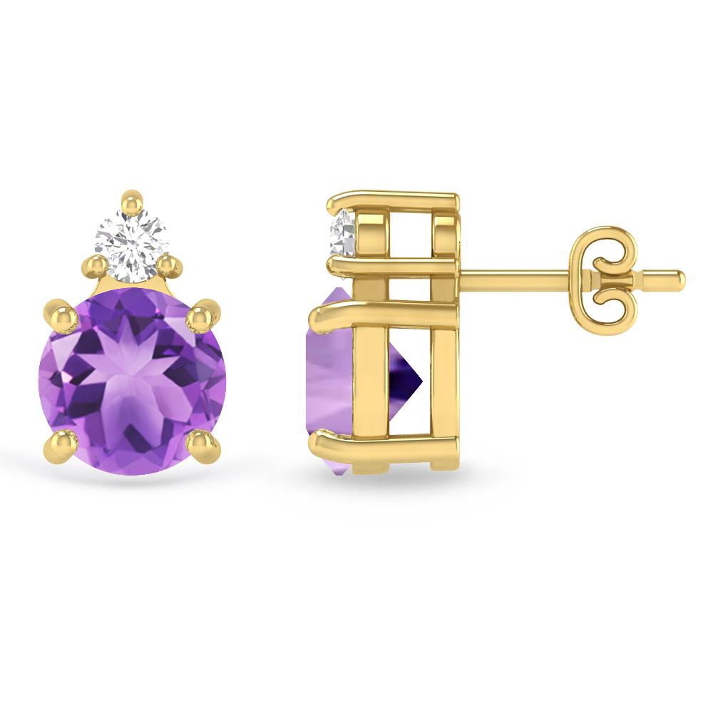 Yellow Gold - Amethyst