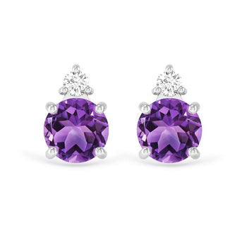 White Gold - Amethyst