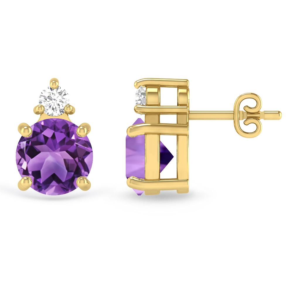 Yellow Gold - Amethyst