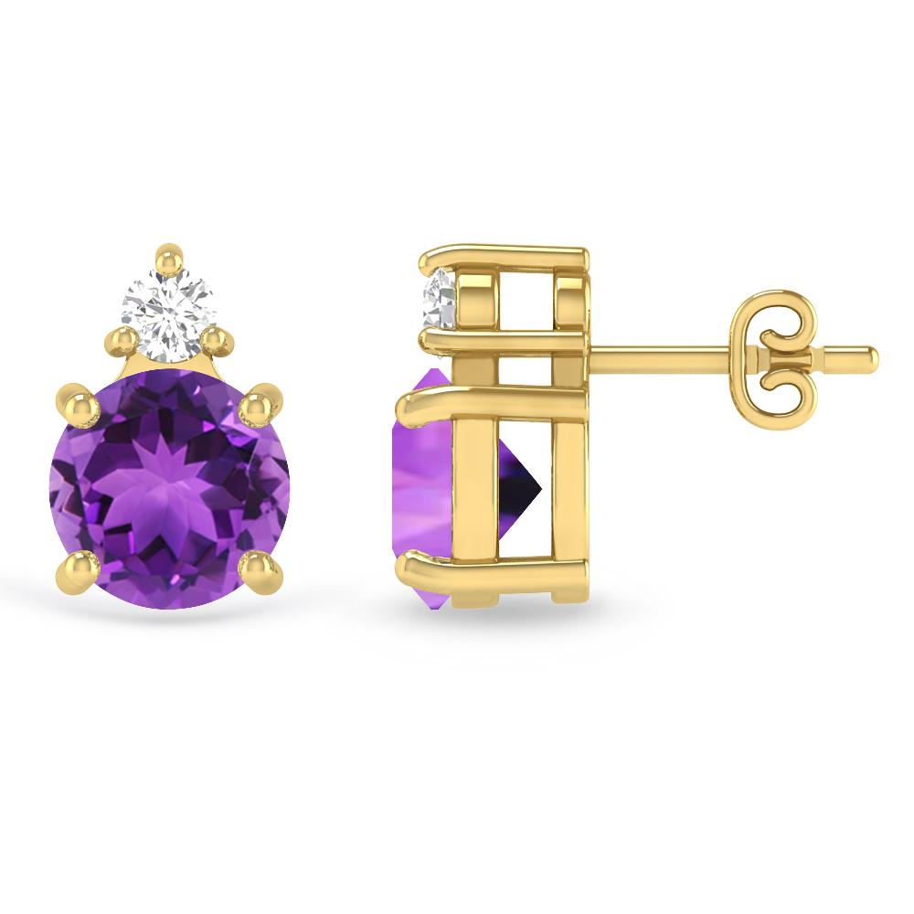 Yellow Gold - Amethyst