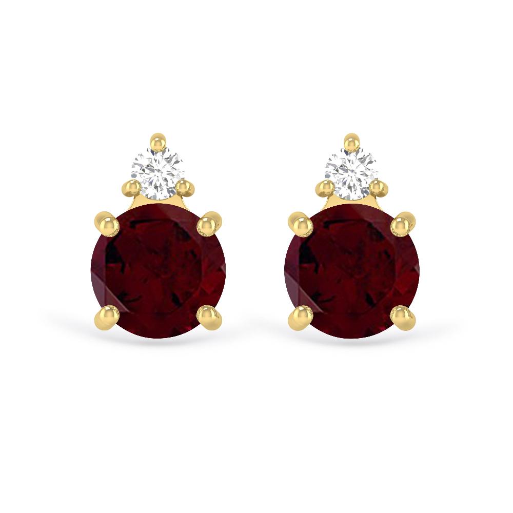 Yellow Gold - Garnet