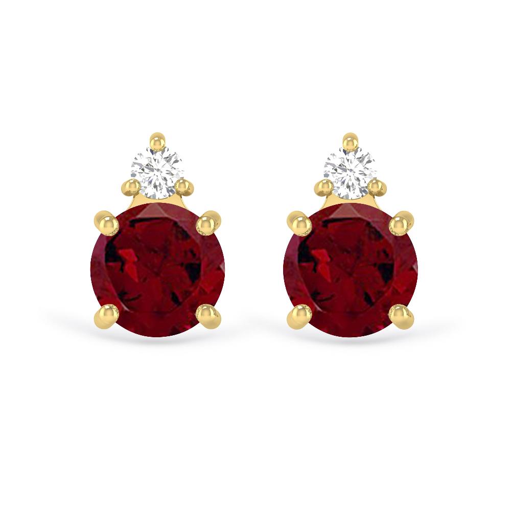 Yellow Gold - Garnet