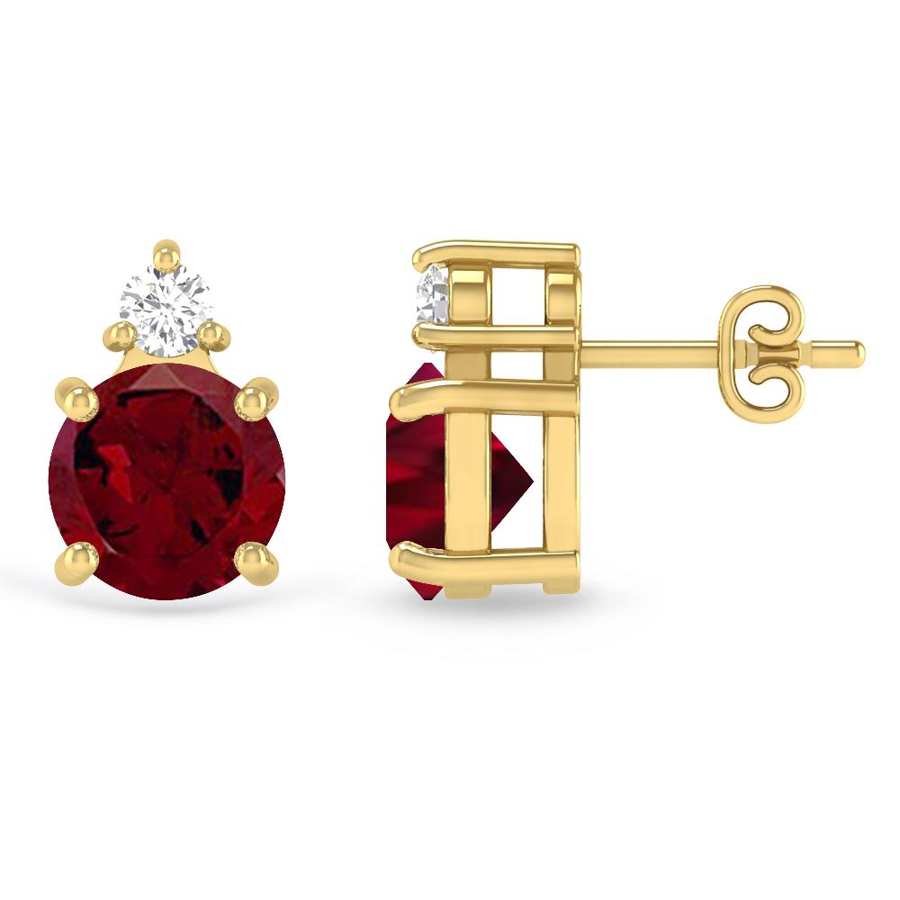 Yellow Gold - Garnet