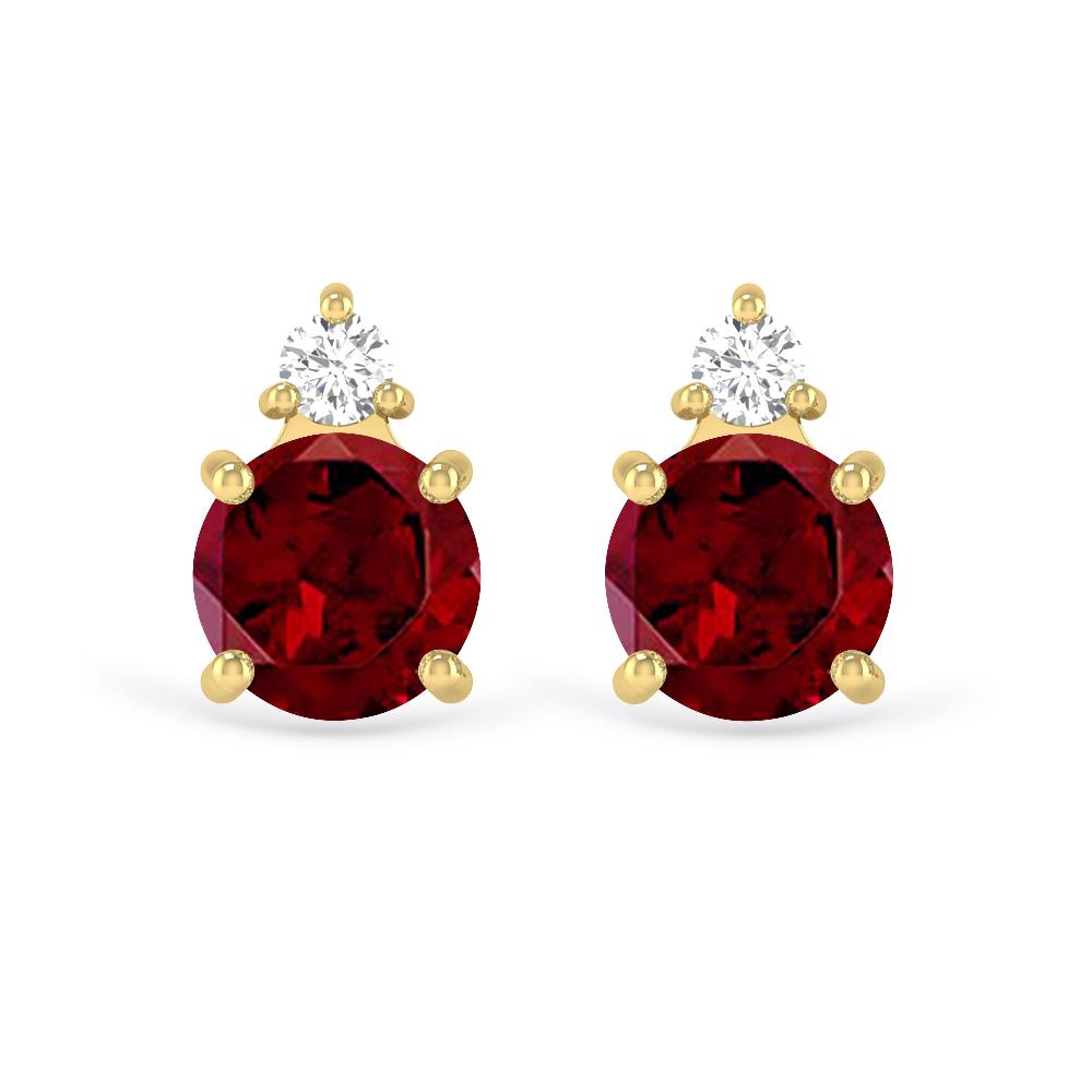 Yellow Gold - Garnet