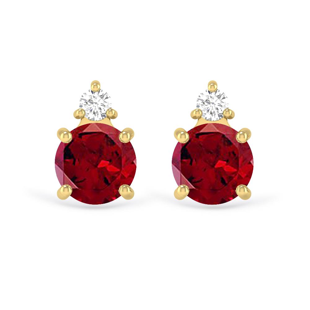 Yellow Gold - Garnet