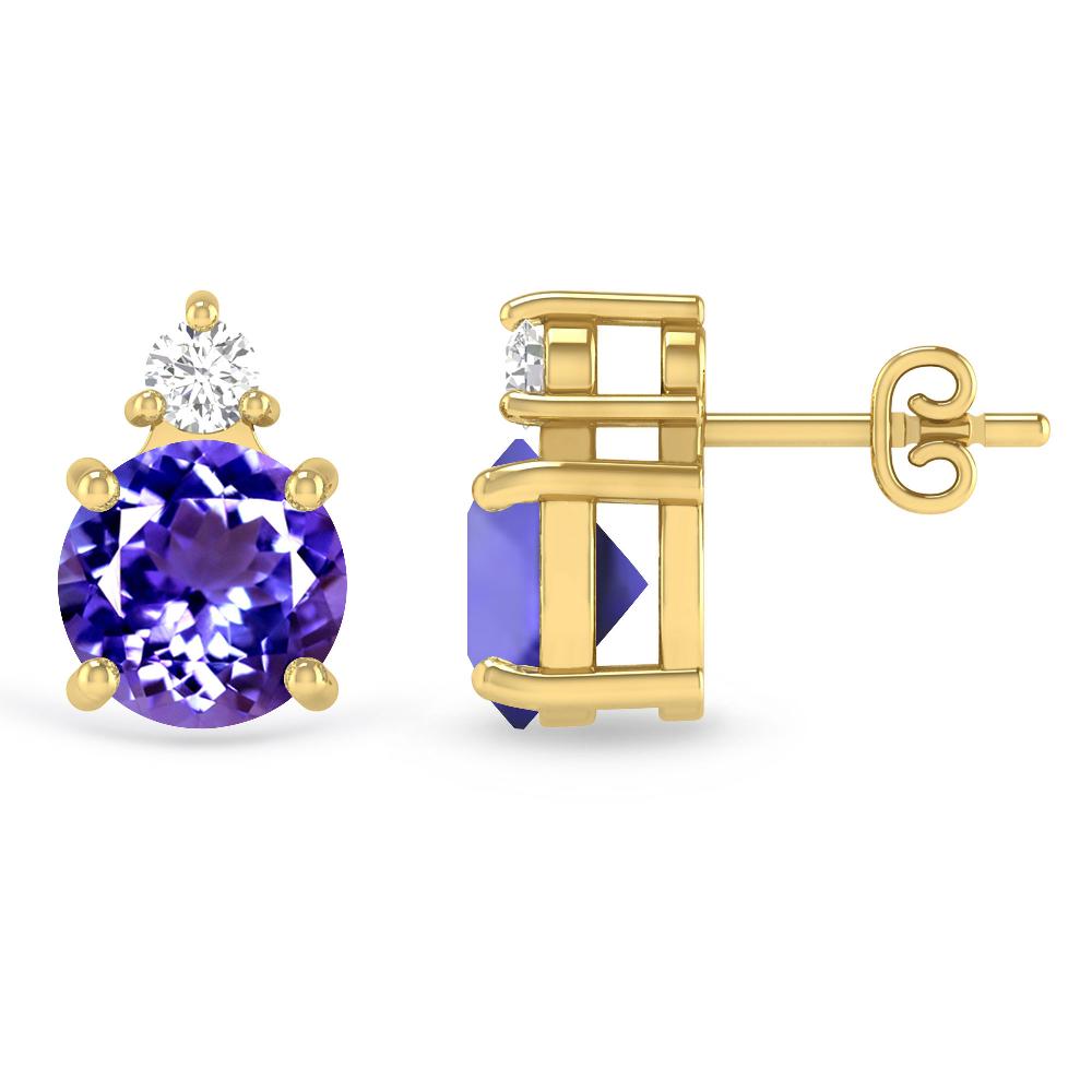 Yellow Gold - Tanzanite