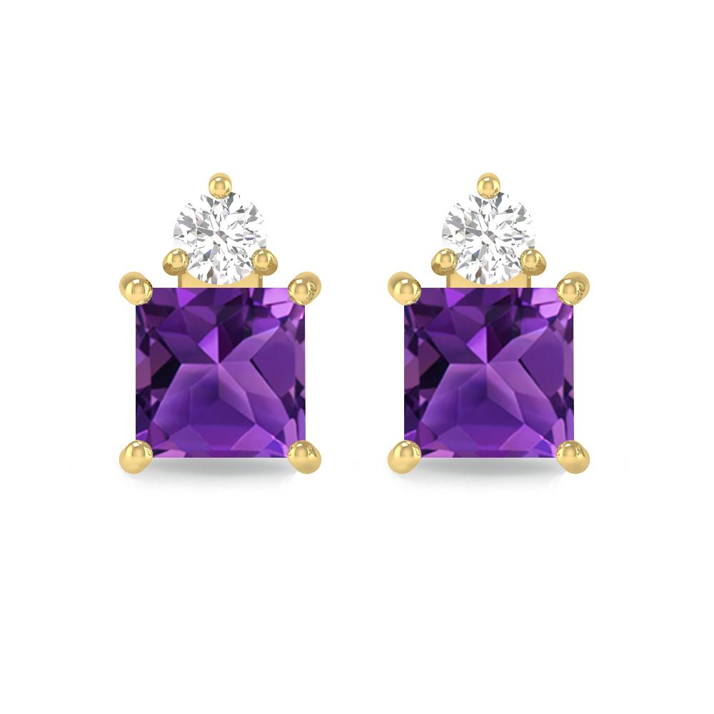 Yellow Gold - Amethyst