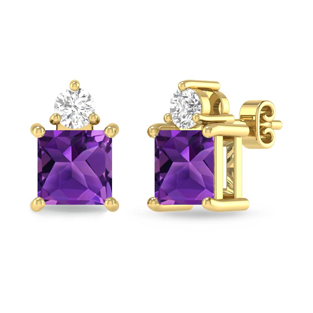 Yellow Gold - Amethyst