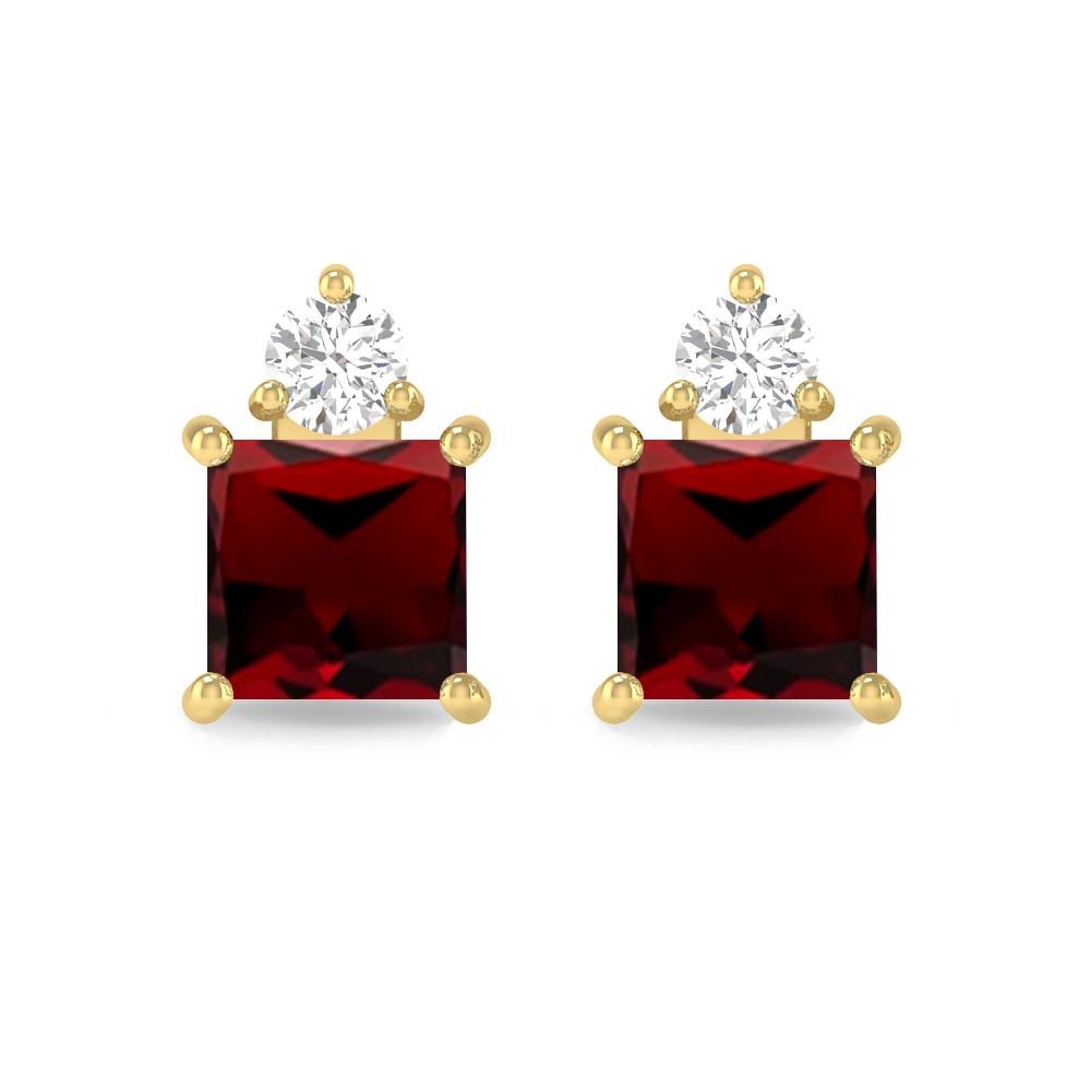 Yellow Gold - Garnet