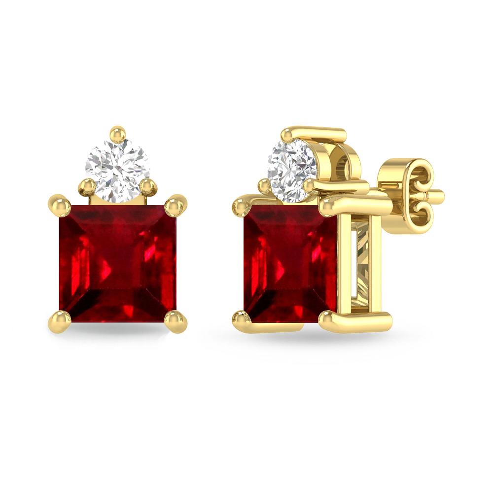 Yellow Gold - Ruby