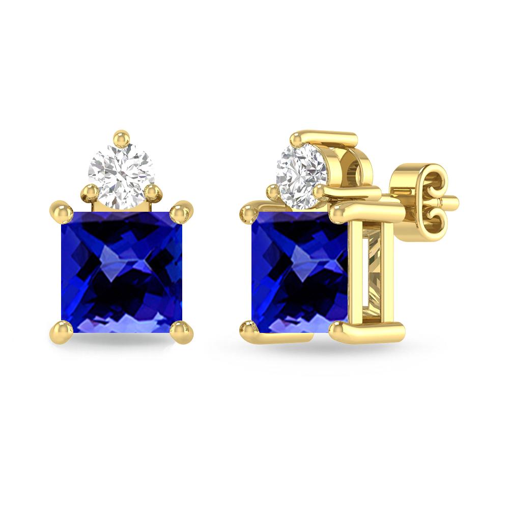 Yellow Gold - Tanzanite