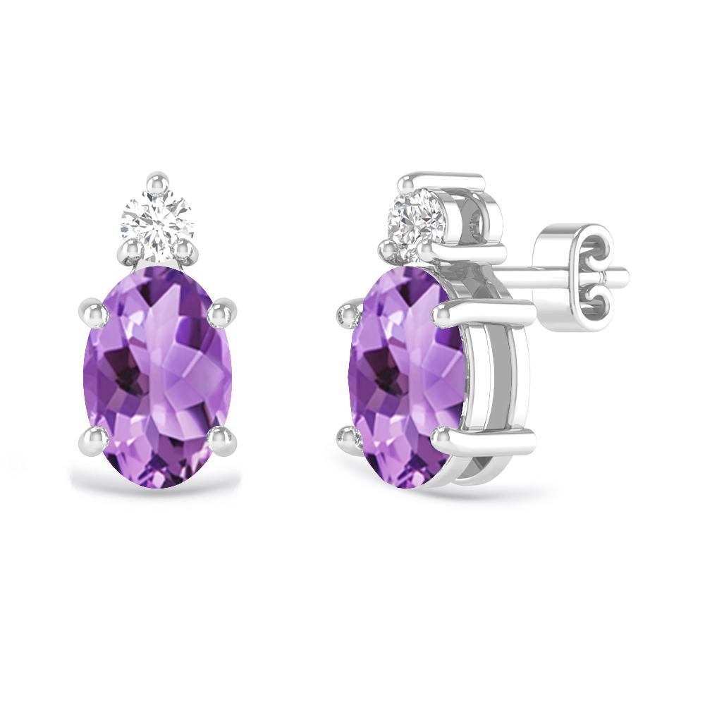 White Gold - Amethyst