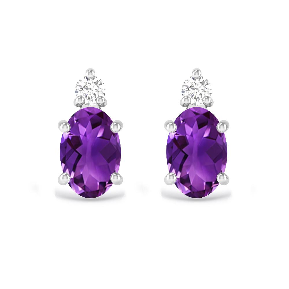 White Gold - Amethyst