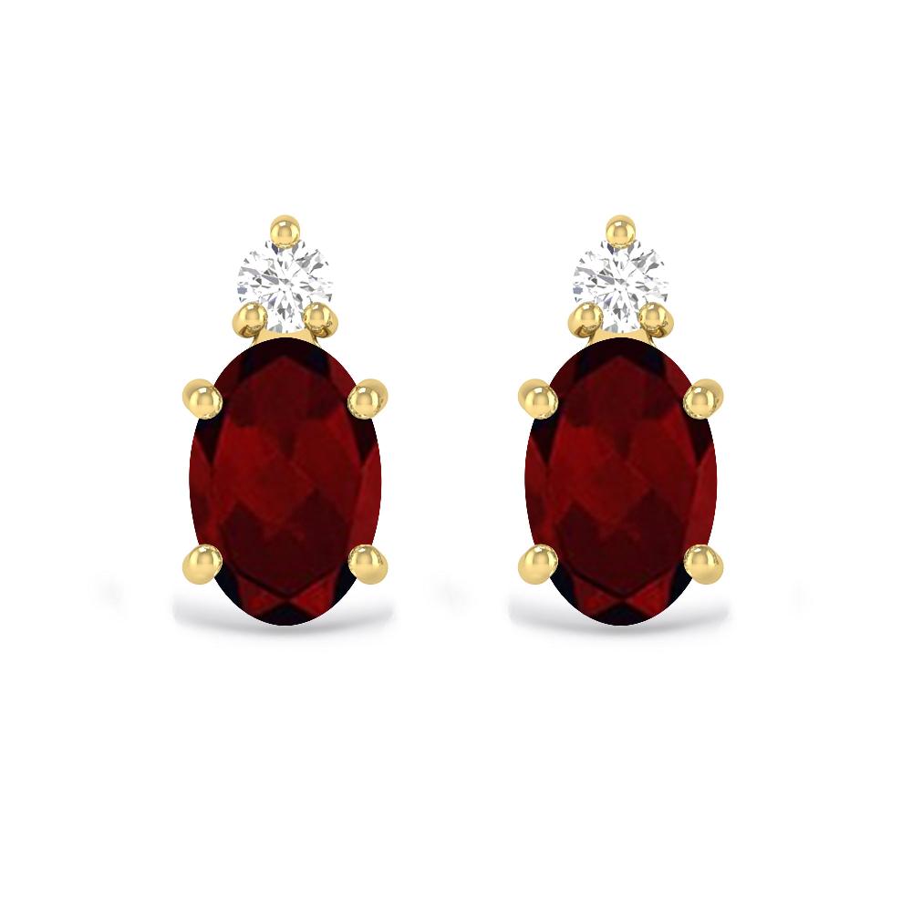 Yellow Gold - Garnet