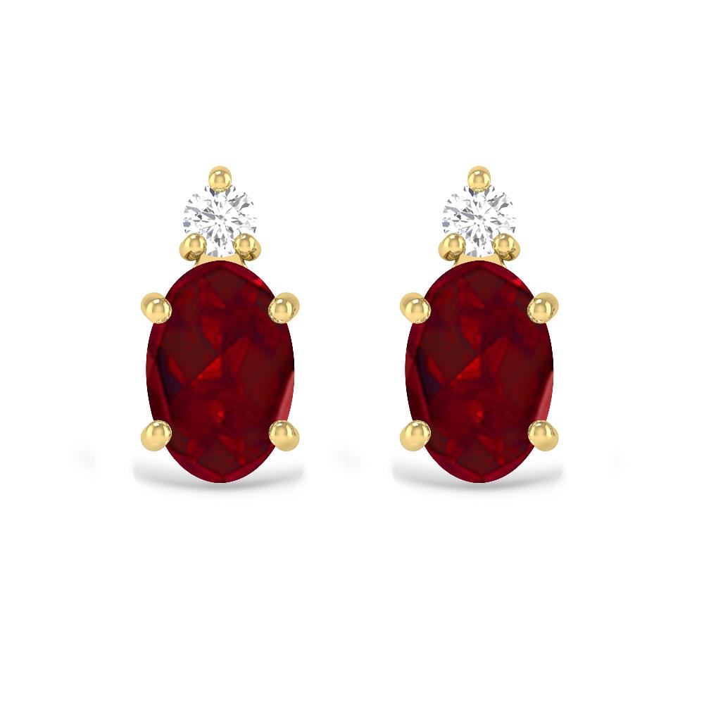 Yellow Gold - Garnet