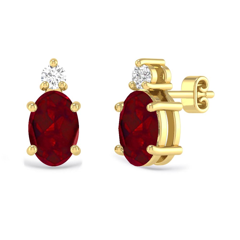 Yellow Gold - Garnet