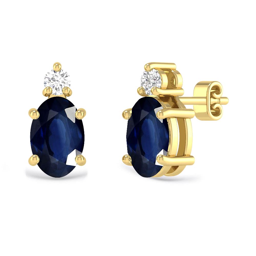 Yellow Gold - Sapphire