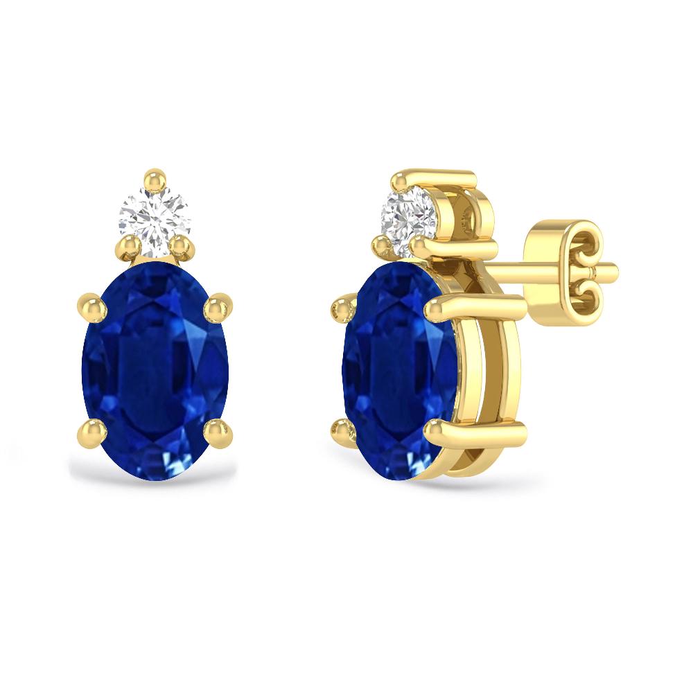 Yellow Gold - Sapphire