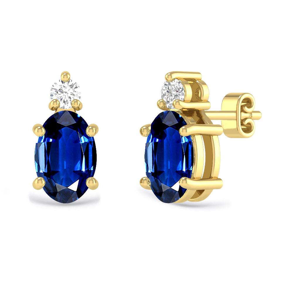 Yellow Gold - Sapphire