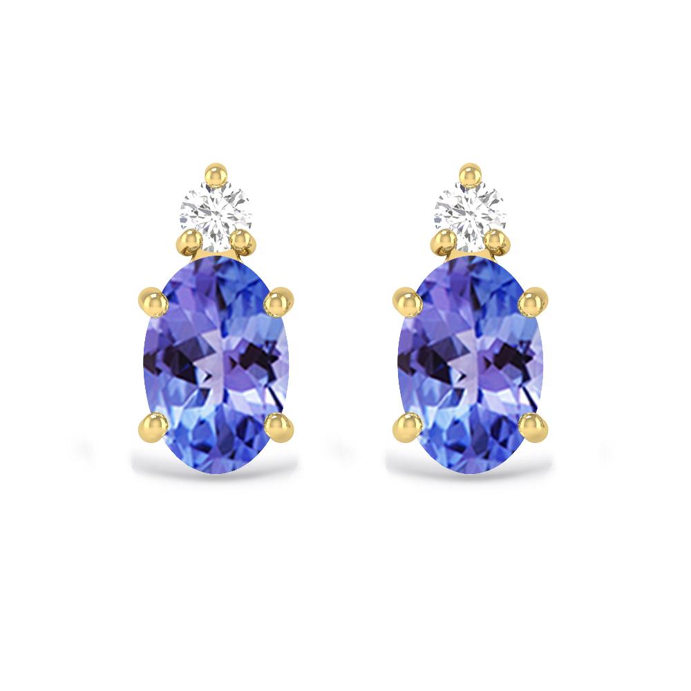 Yellow Gold - Tanzanite