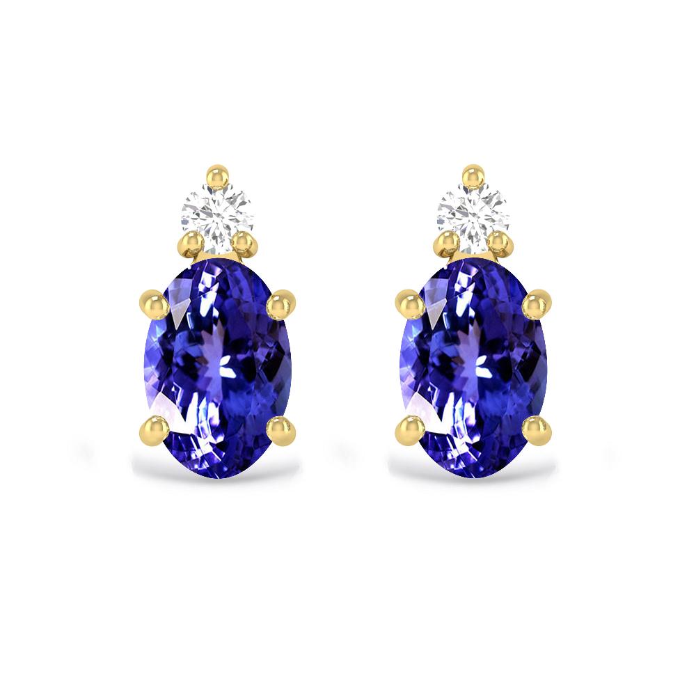 Yellow Gold - Tanzanite