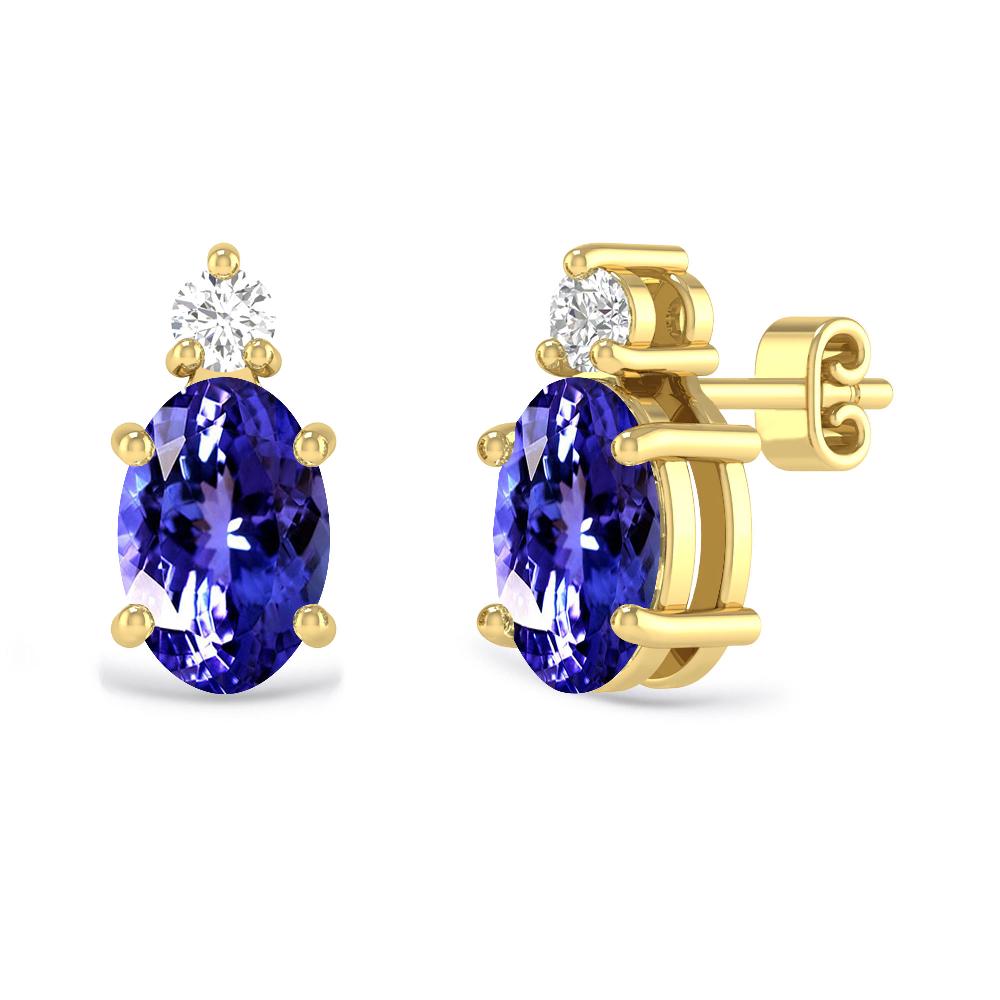 Yellow Gold - Tanzanite