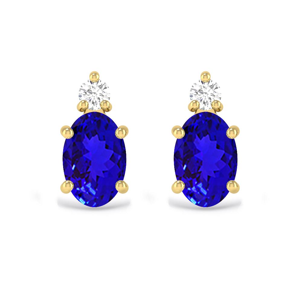 Yellow Gold - Tanzanite