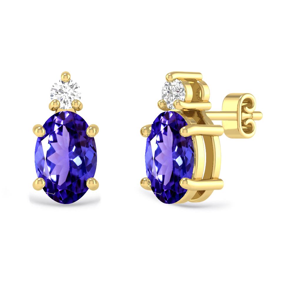 Yellow Gold - Tanzanite