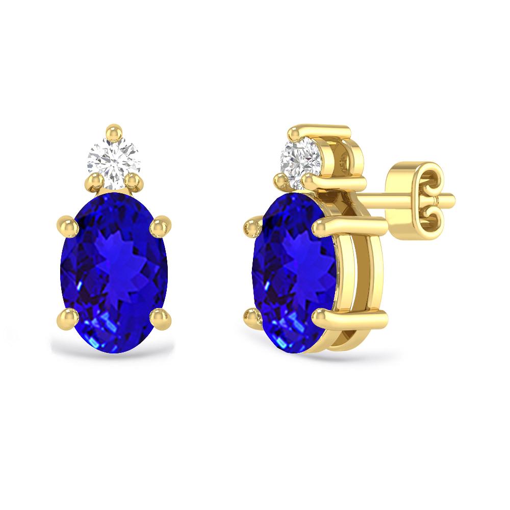 Yellow Gold - Tanzanite