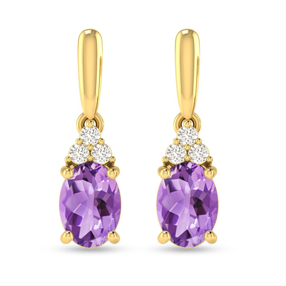 Yellow Gold - Amethyst