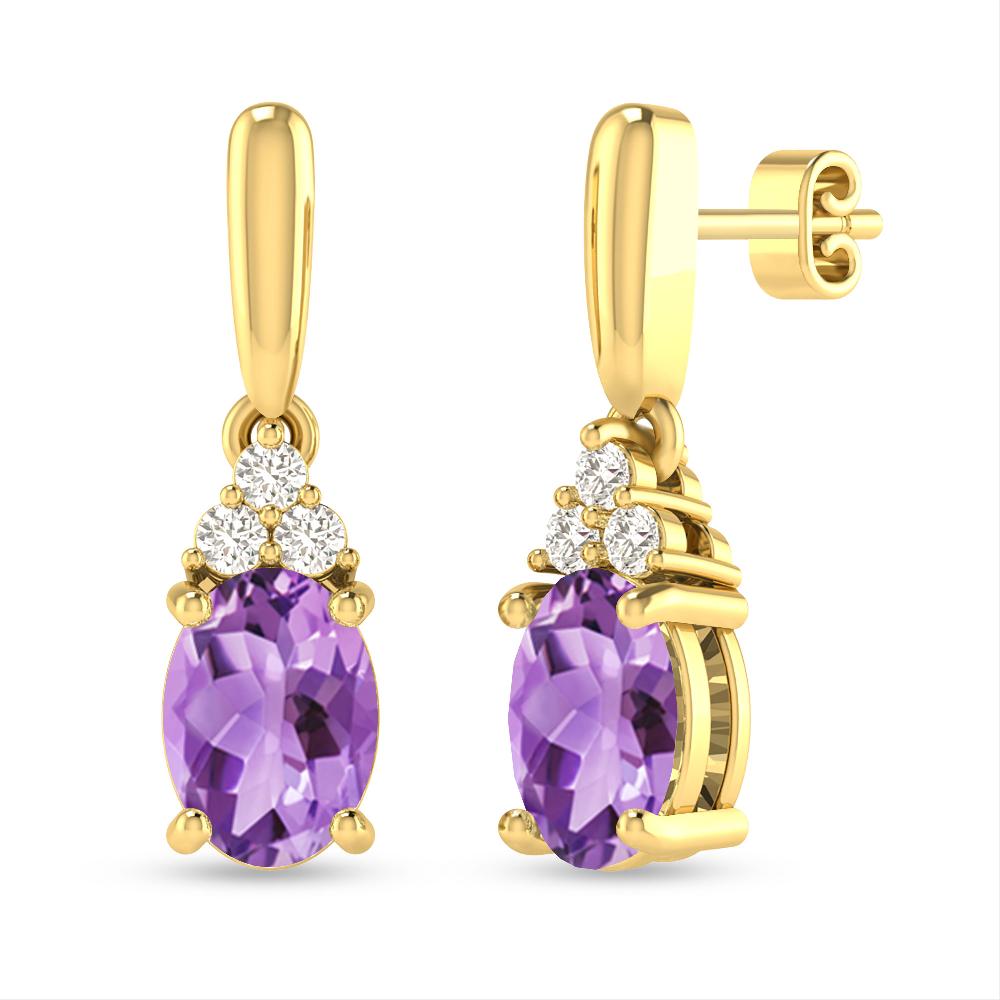 Yellow Gold - Amethyst