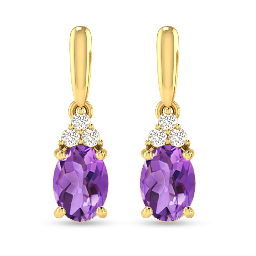 Yellow Gold - Amethyst