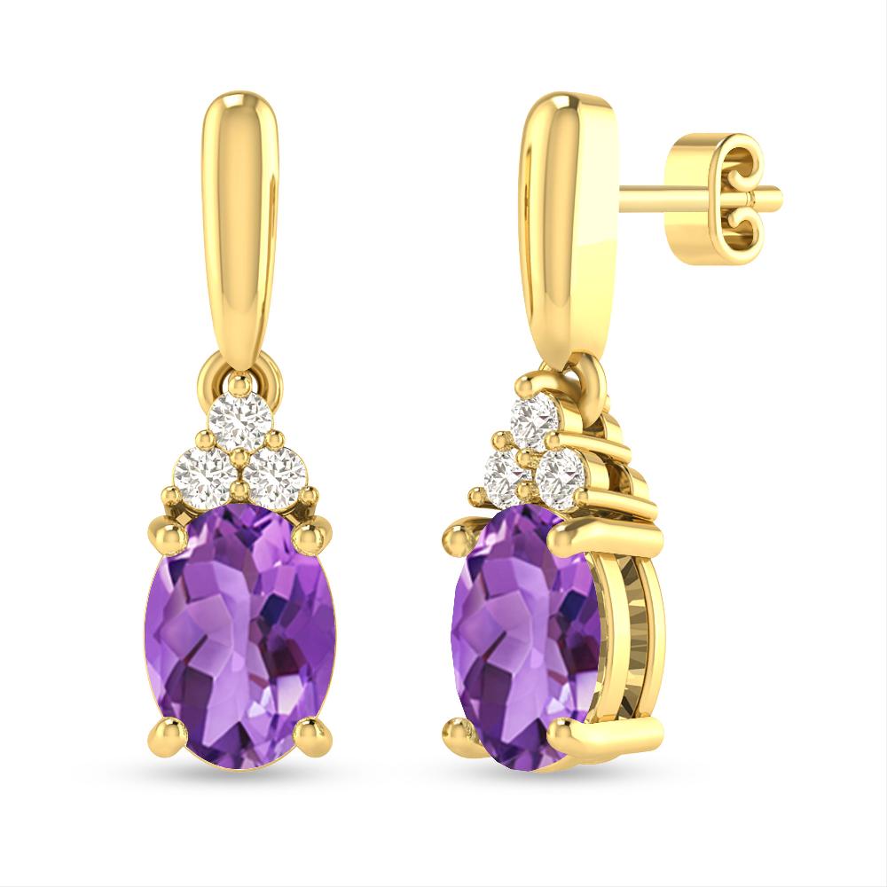 Yellow Gold - Amethyst