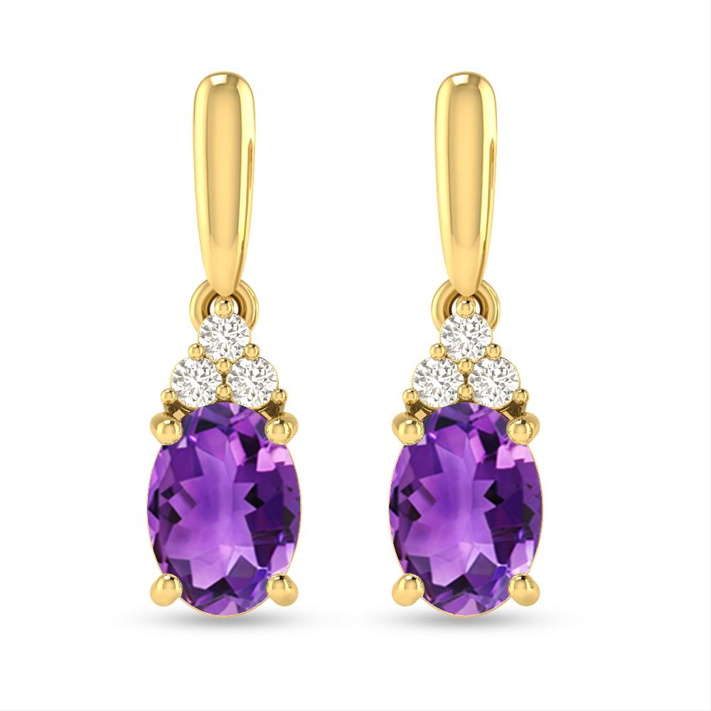 Yellow Gold - Amethyst