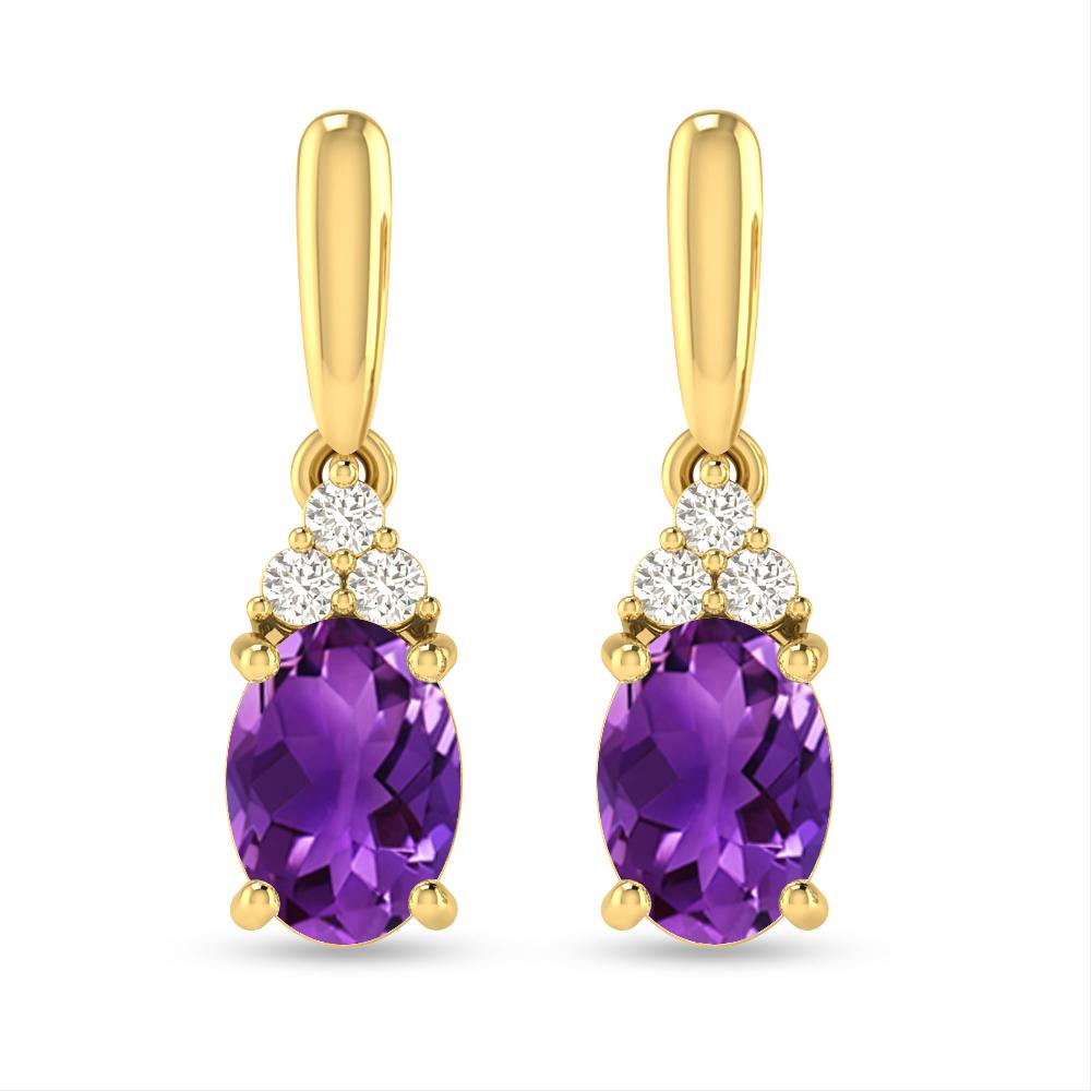 Yellow Gold - Amethyst