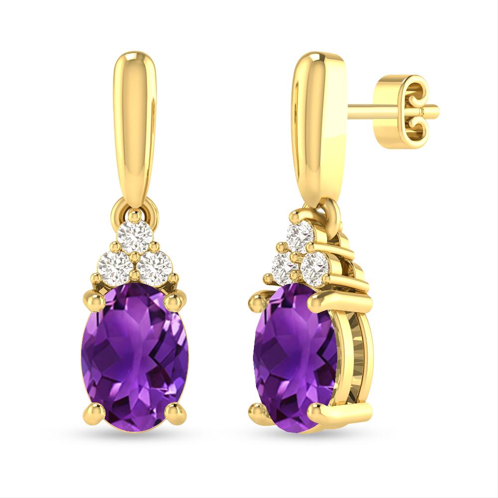 Yellow Gold - Amethyst