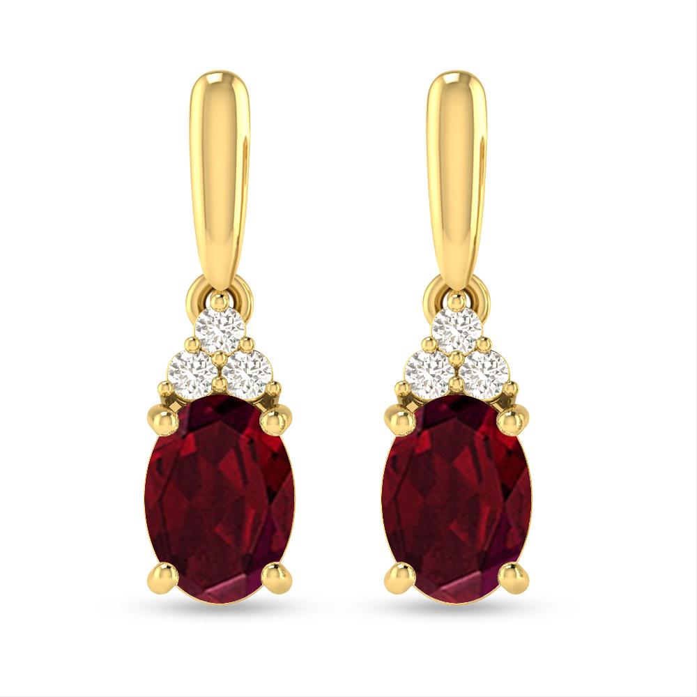 Yellow Gold - Garnet